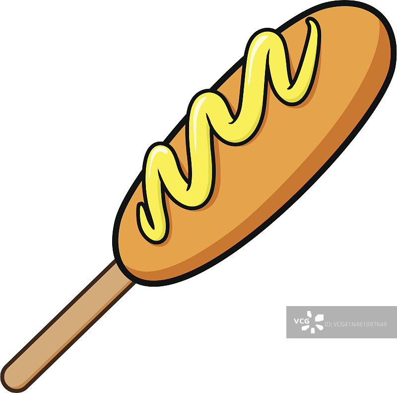 玉米热狗图片素材