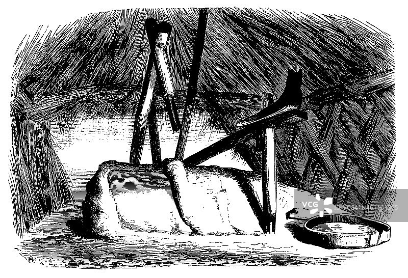 俄罗斯南部磨坊室内图片素材