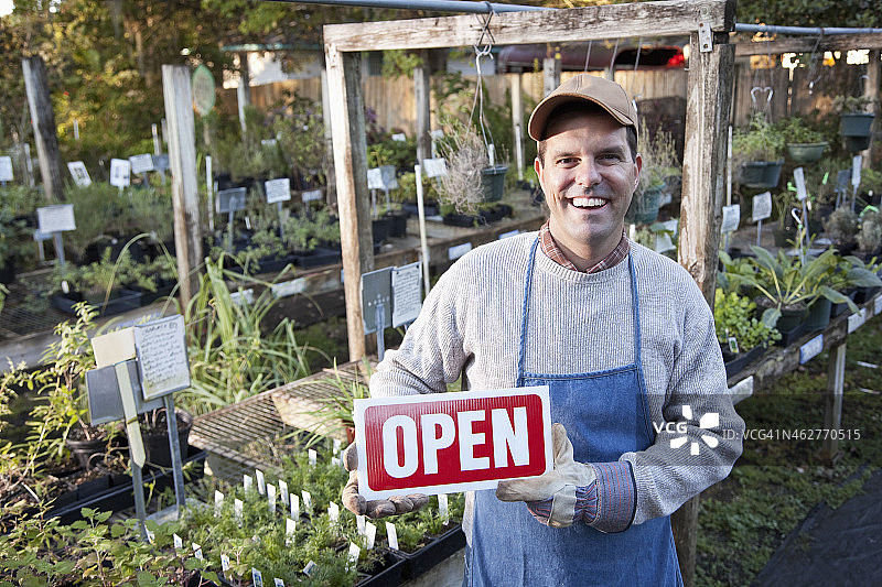 营业中的植物苗圃图片素材