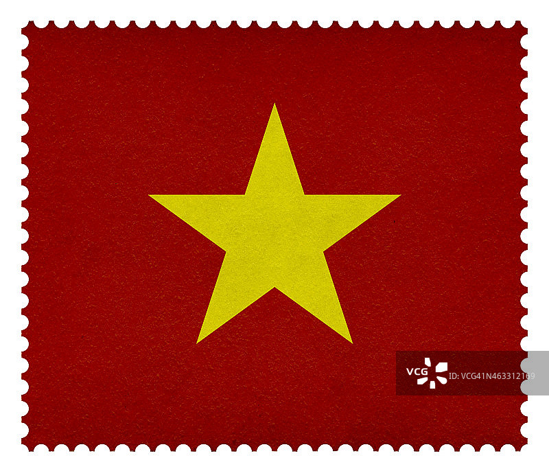 越南国旗邮票图片素材