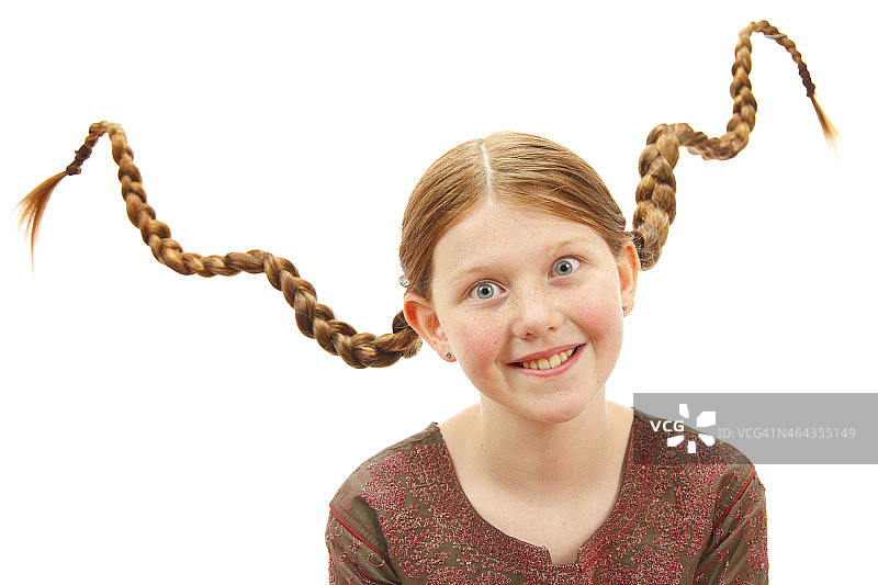 蓬乱的头发图片素材