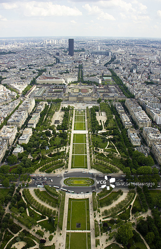 巴黎航拍景色图片素材