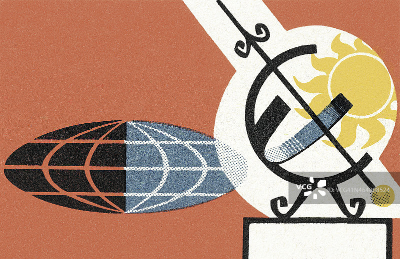 地球和太阳图片素材