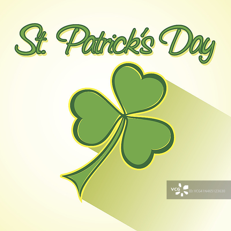 圣帕特里克节问候设计图片素材