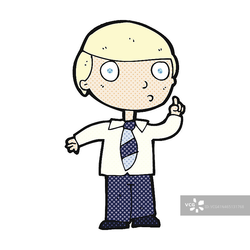 卡通漫画男学生图片素材