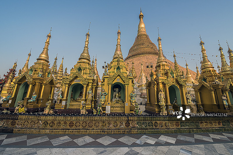 仰光大金塔图片素材