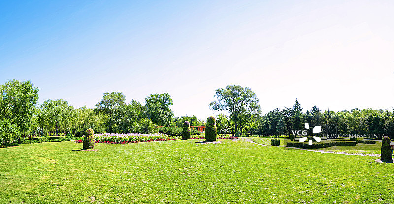 初春的太阳岛公园图片素材