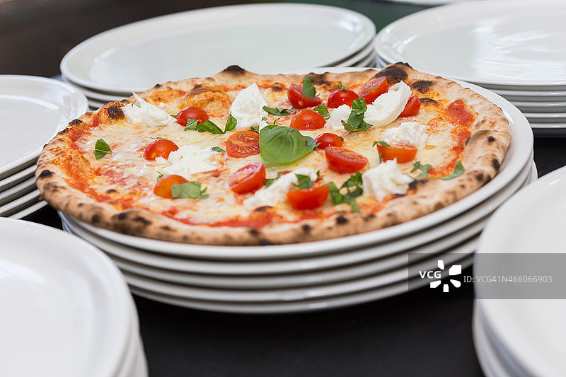 意大利国旗披萨图片素材