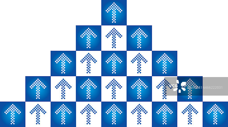 箭头金字塔图片素材