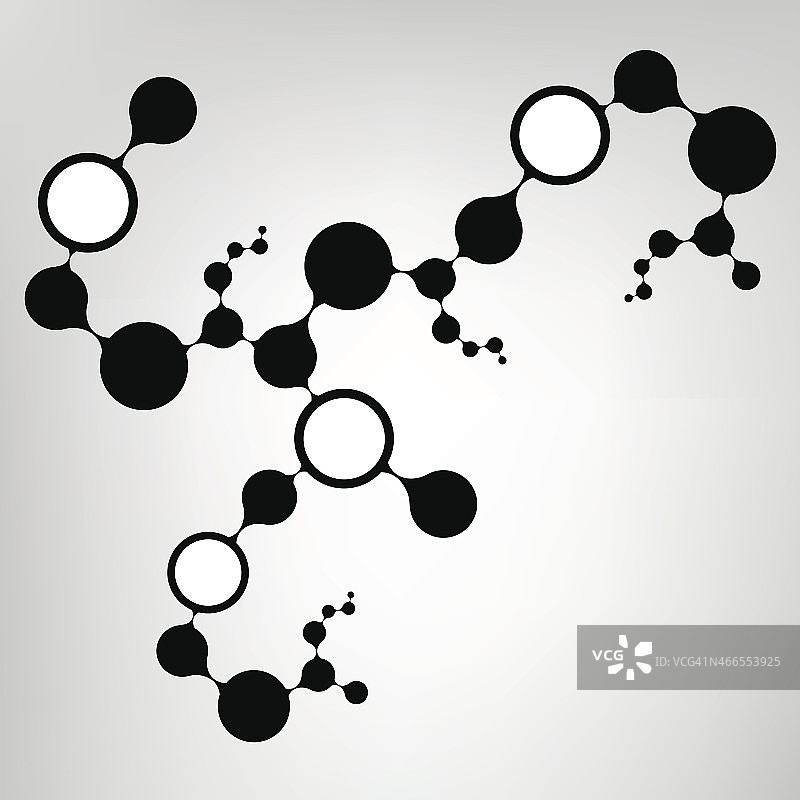 2D DNA分子结构矢量背景图片素材