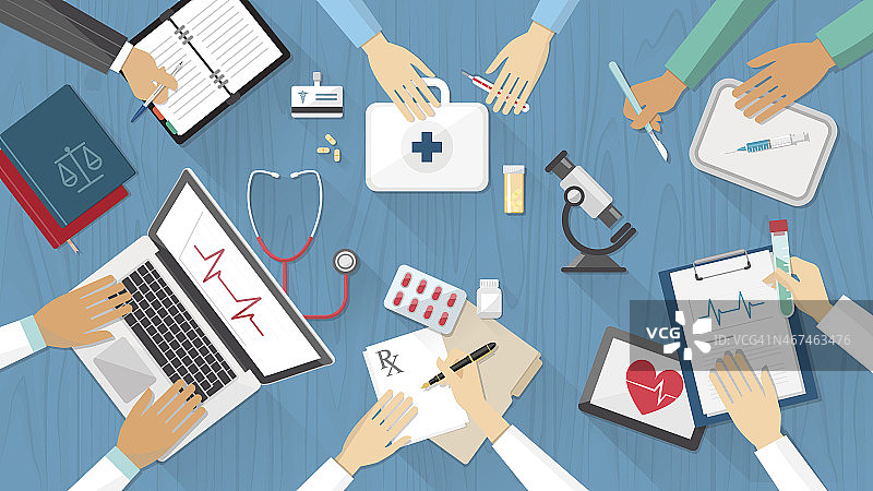 医疗小组图片素材