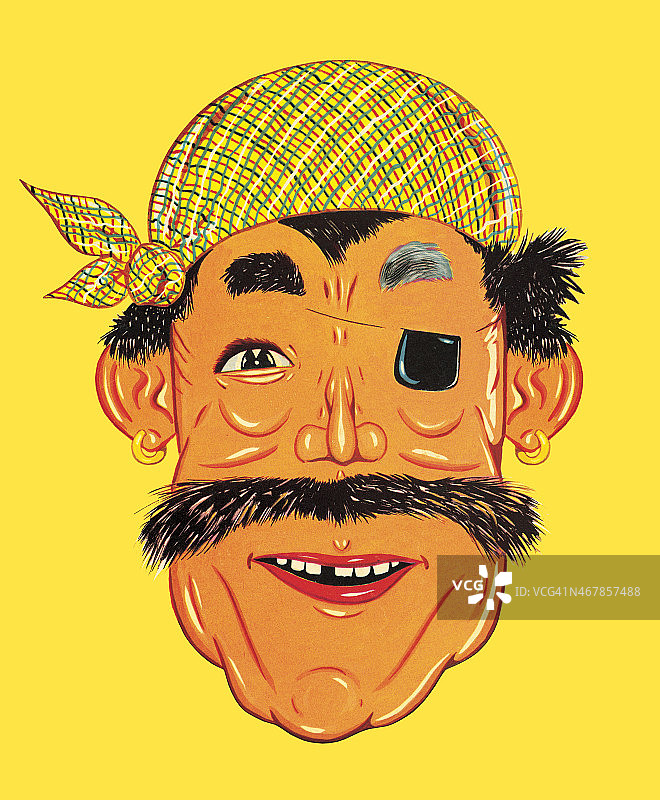 带胡子的海盗图片素材