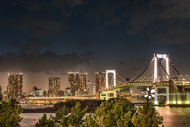 日本东京彩虹桥图片素材