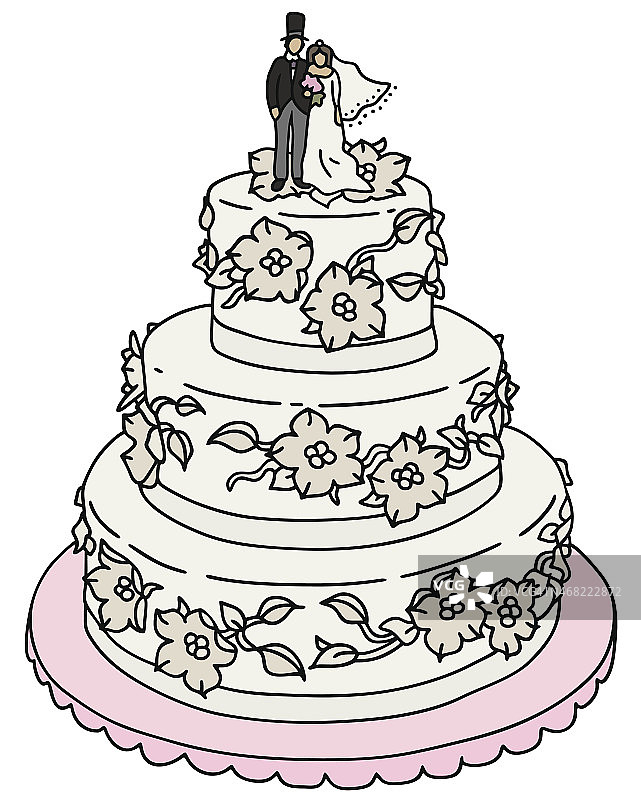 新娘蛋糕图片素材