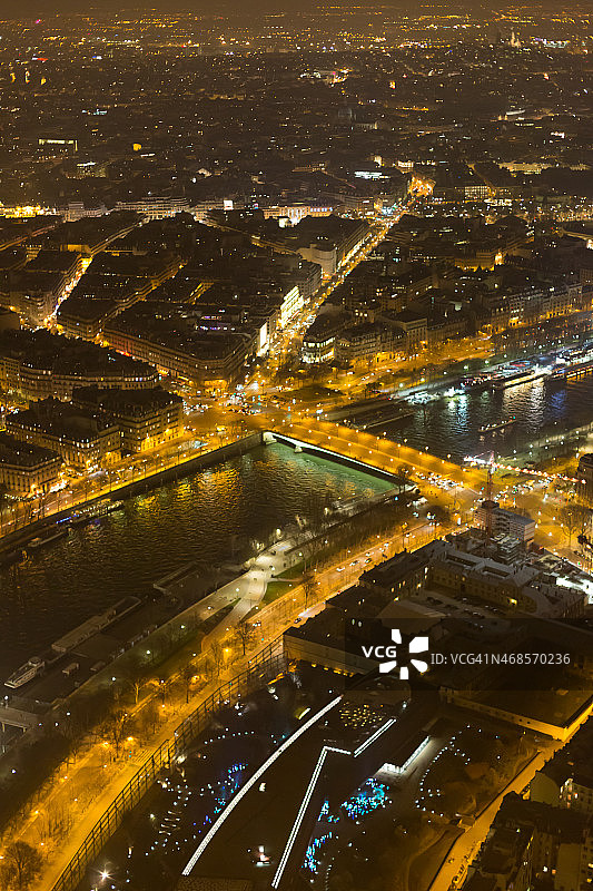 巴黎夜景图片素材