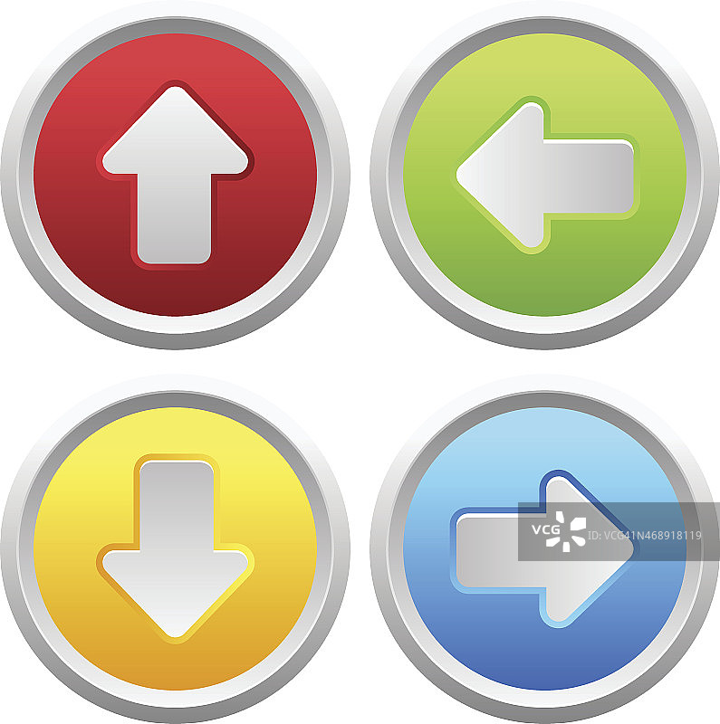 箭头按钮图片素材