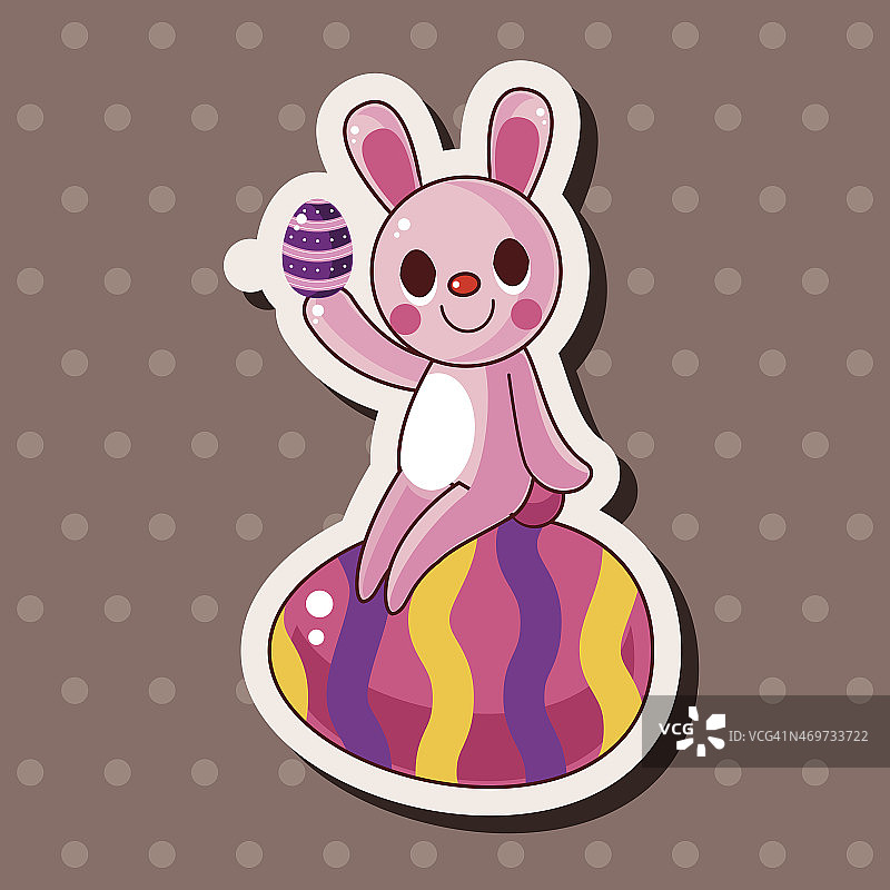 复活节彩蛋主题元素图片素材