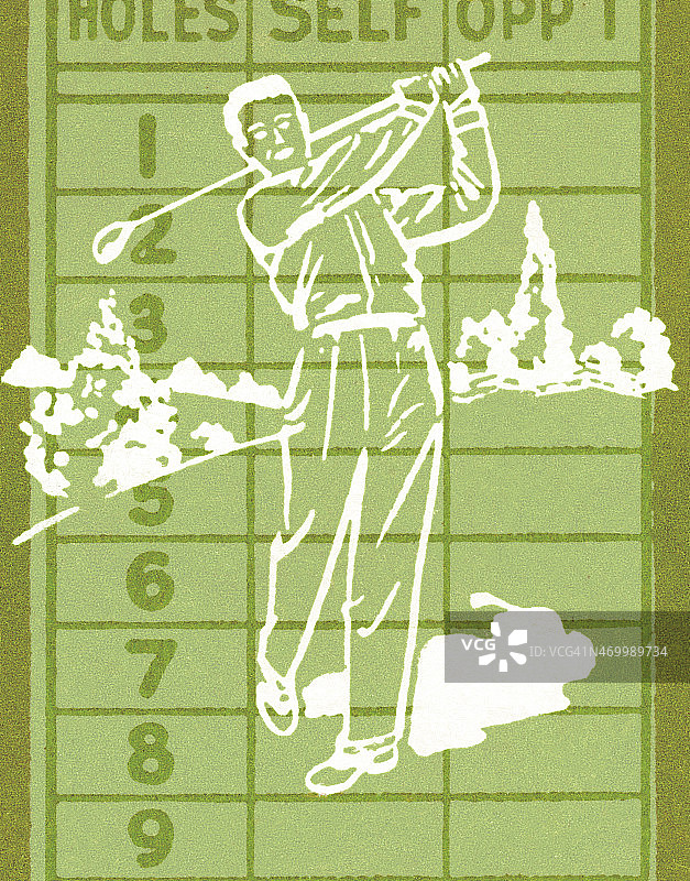 高尔夫球手图片素材