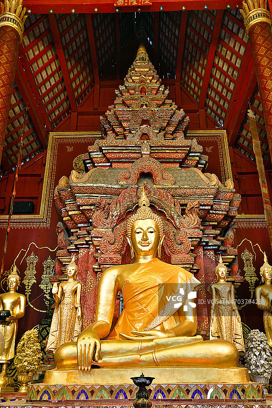 清曼寺的人图片素材