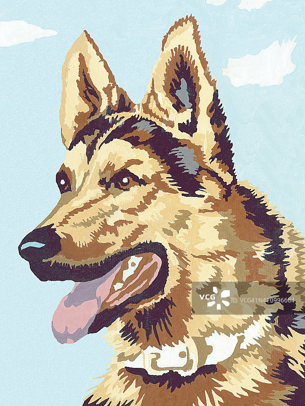 德国牧羊犬图片素材