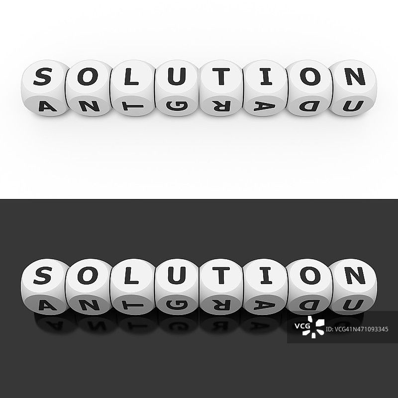 骰子解决方案图片素材