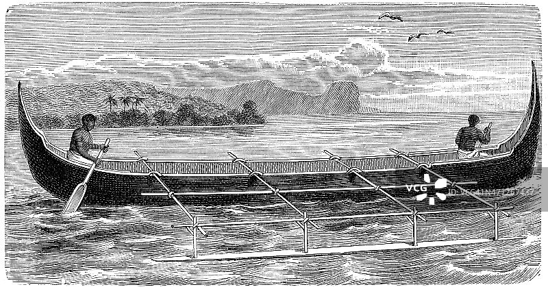 独木舟图片素材