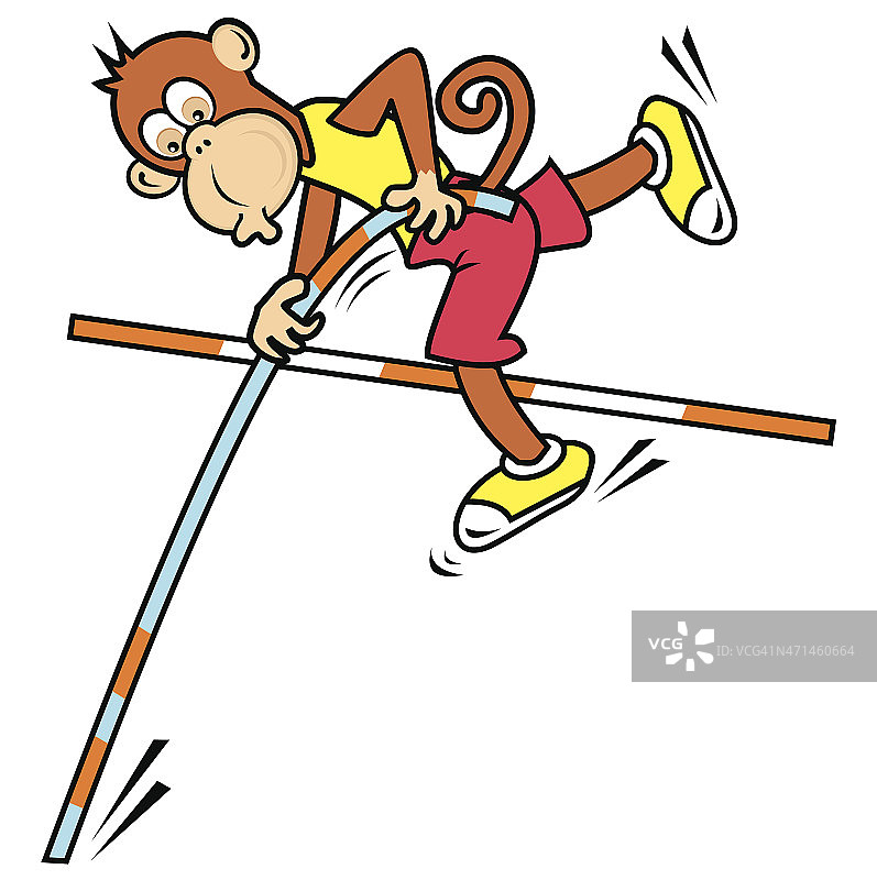 猴子跳高图片素材