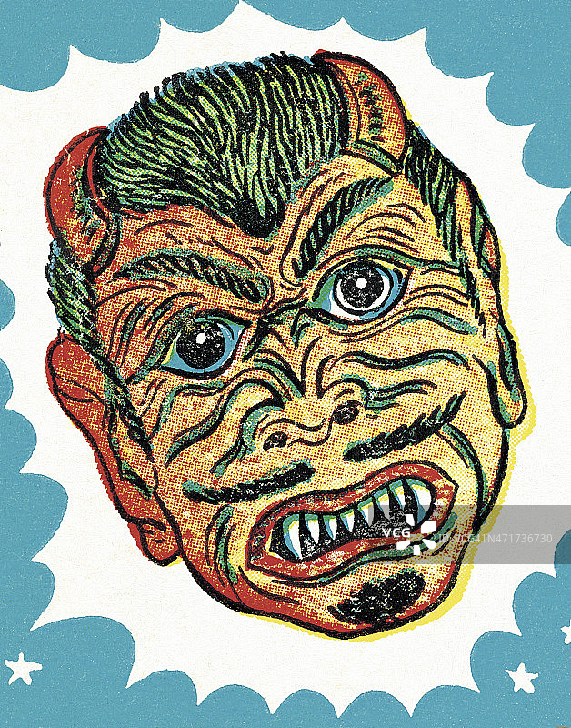 恶魔头像图片素材