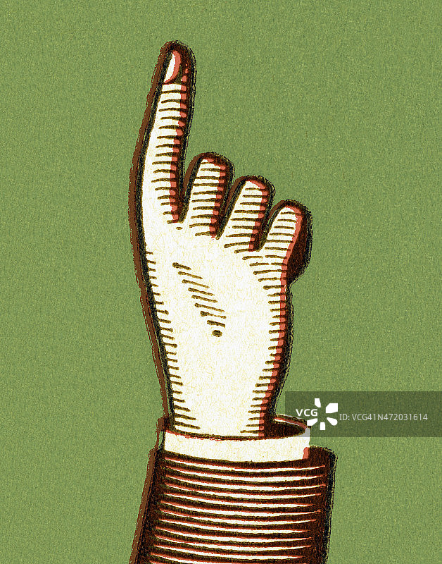 手指向上指图片素材