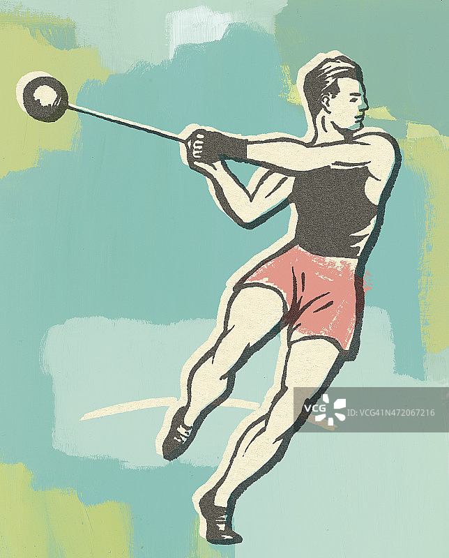 链球投掷图片素材