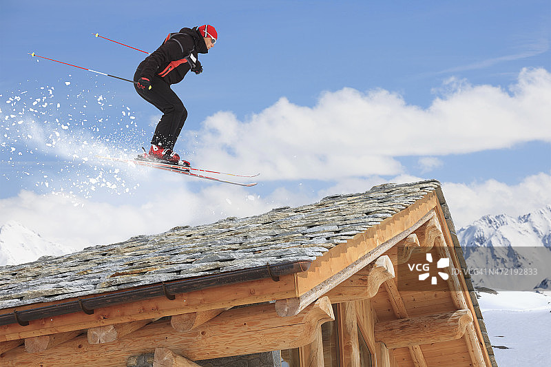 滑雪—冬季运动图片素材