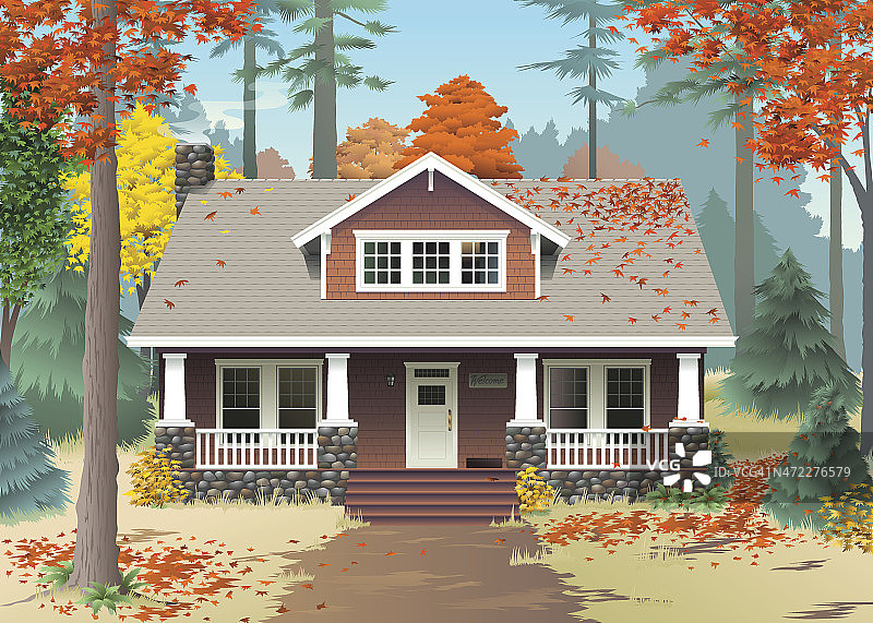 乡村秋季家居图片素材