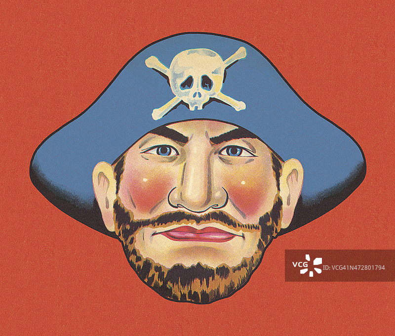 戴帽子的海盗图片素材