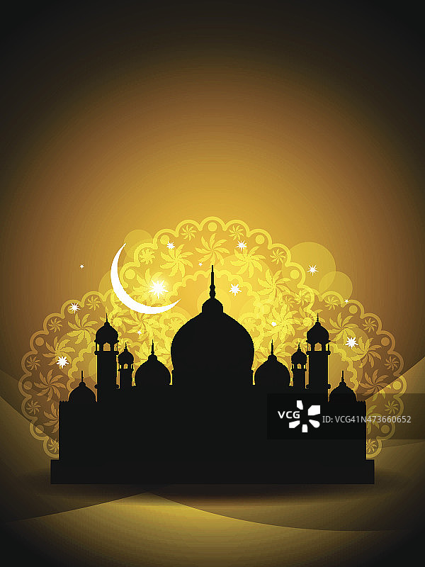 伊斯兰艺术背景图片素材