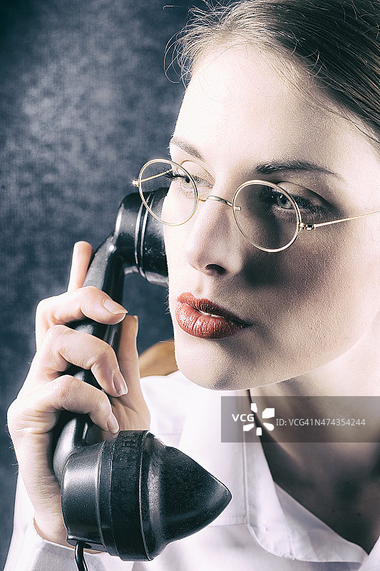 20世纪三四十年代的秘书图片素材