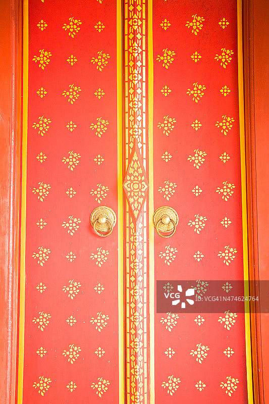 寺庙门纹理图片素材