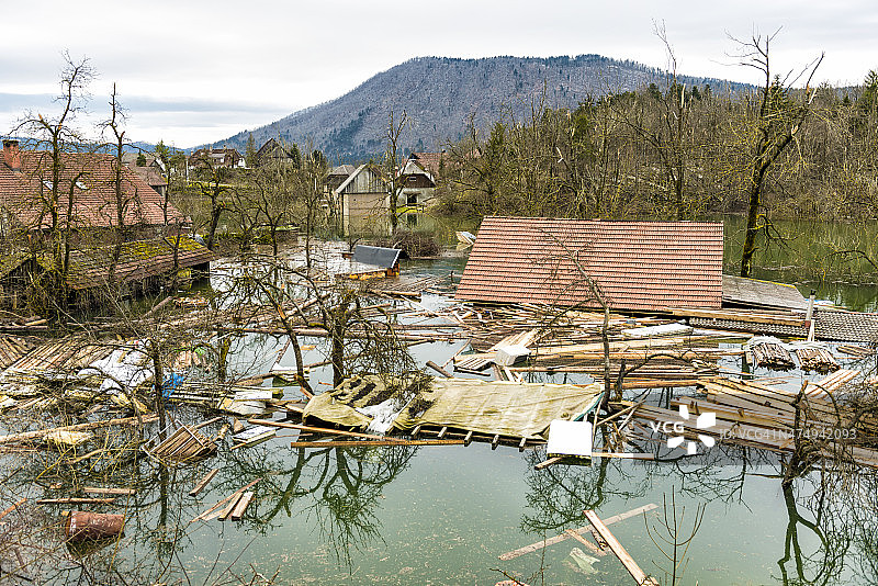 洪水图片素材