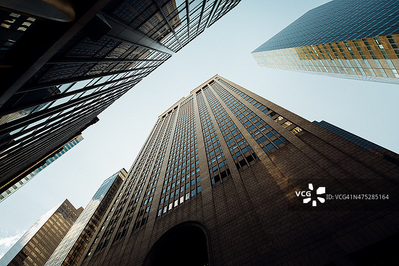 纽约市的办公摩天大楼图片素材