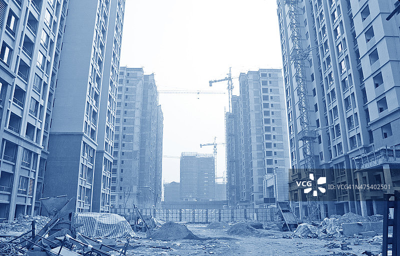 公寓楼建筑工地图片素材