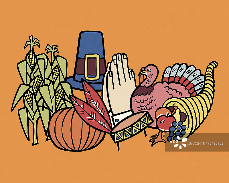 感恩节图案图片素材