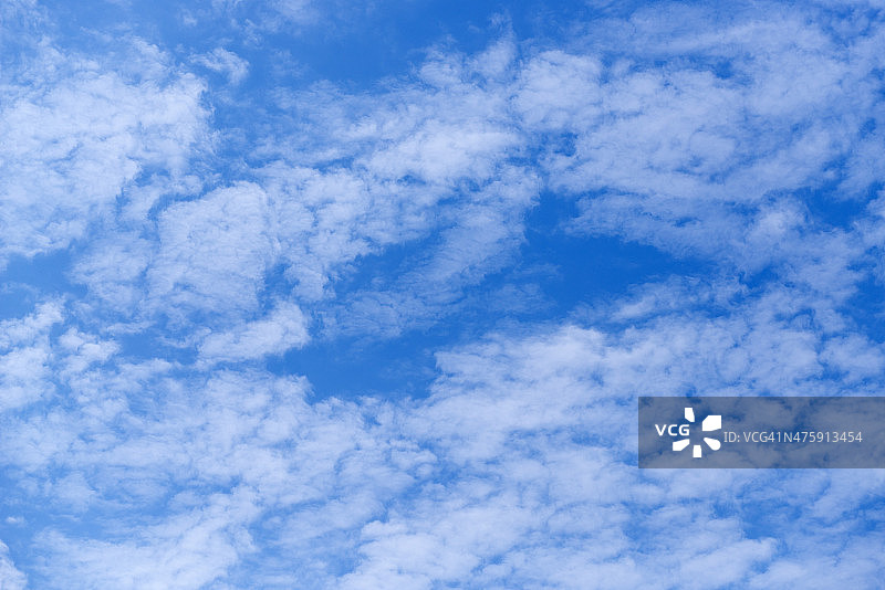 美丽的天空和白云。背景图片素材