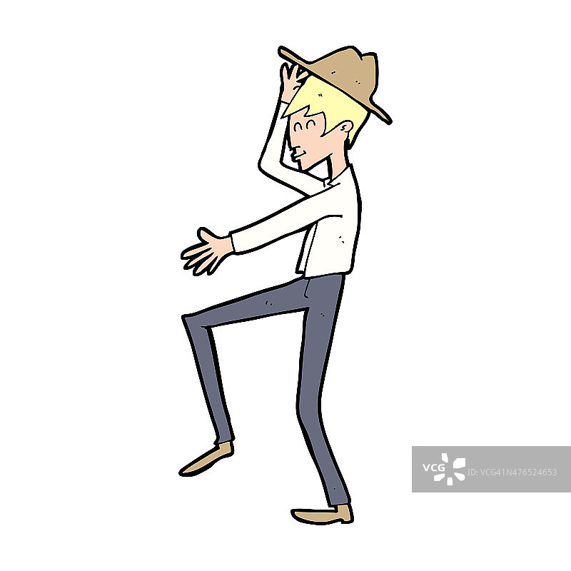 卡通时尚男人图片素材