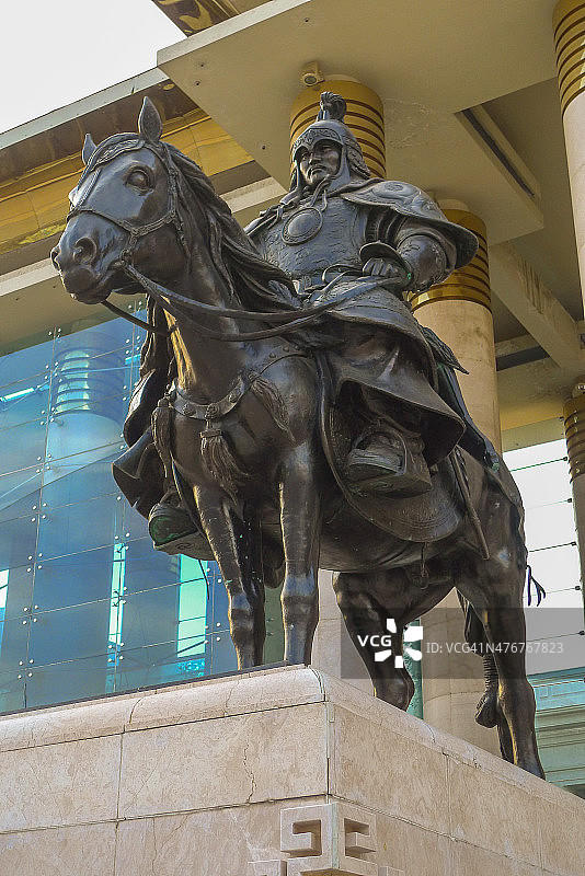 骑马者雕像图片素材