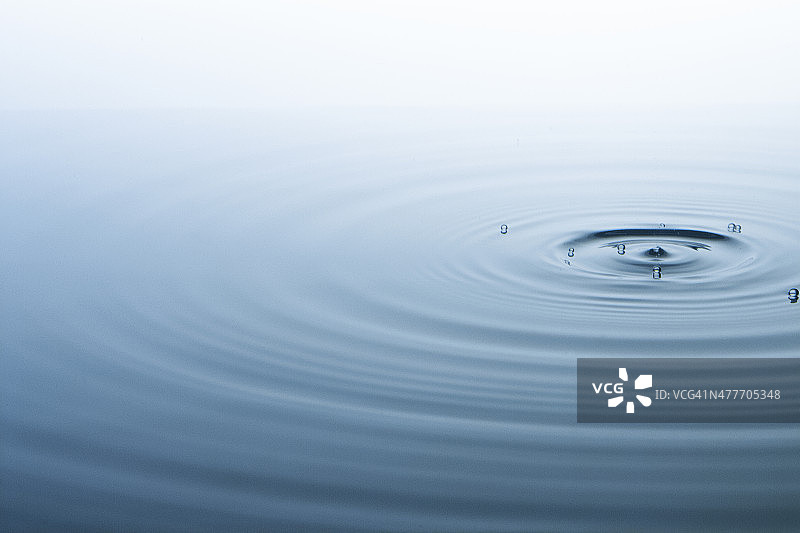 水面上的波纹图片素材