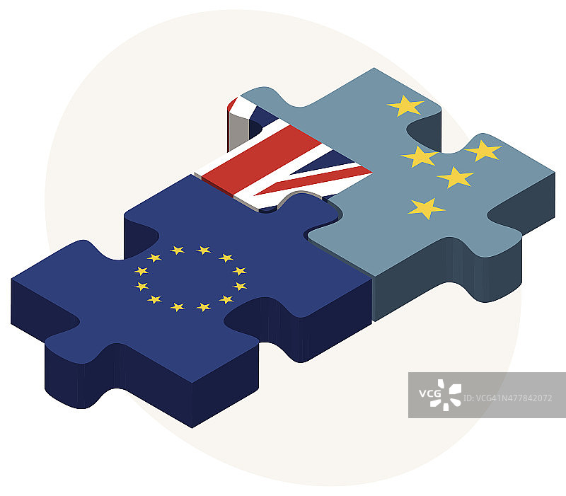 欧盟与图瓦卢国旗图片素材