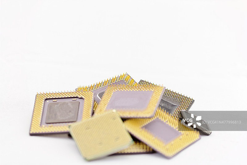 CPU处理器特写图片素材
