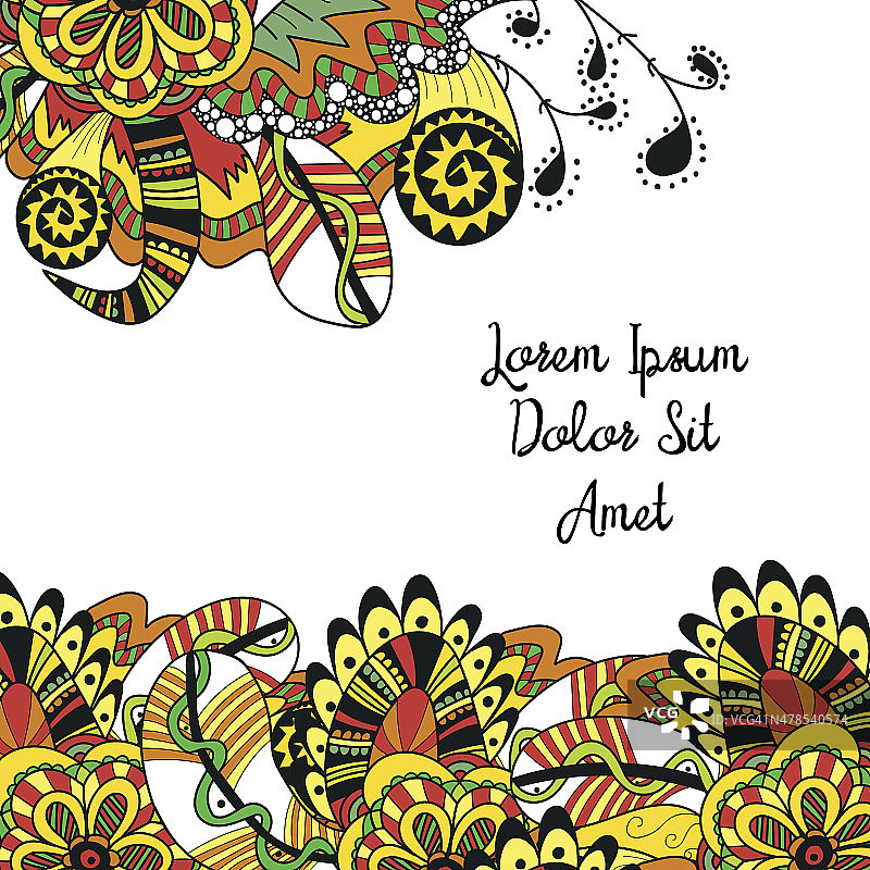 手绘涂鸦背景装饰图案图片素材