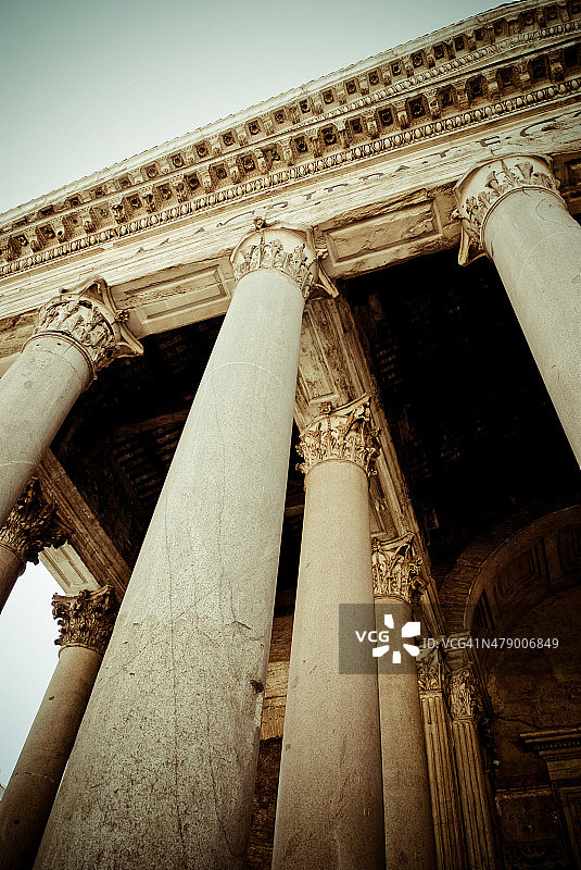 罗马万神殿柱图片素材