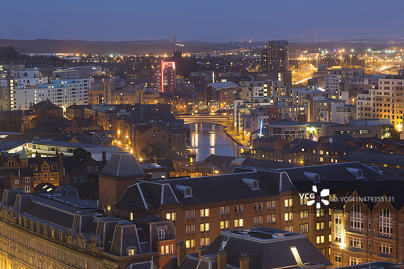 利兹夜景图片素材