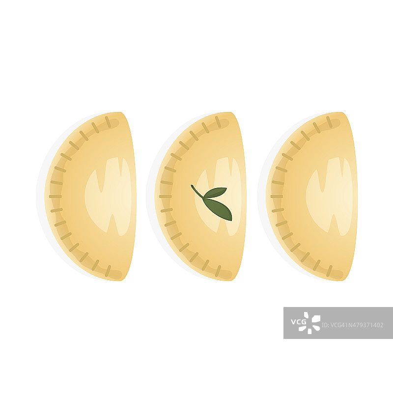 孤立的饺子图片素材